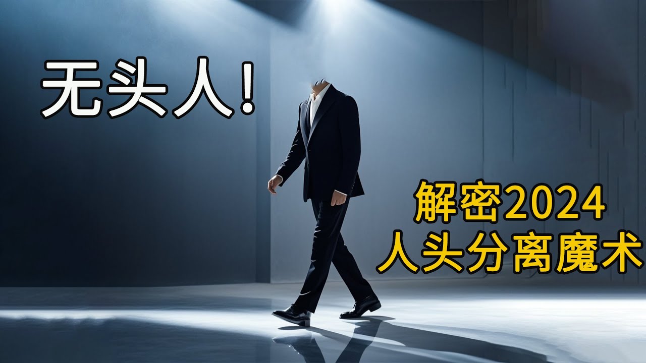 脑袋砍下来，还能继续走路？解密2024新版人头分离魔术