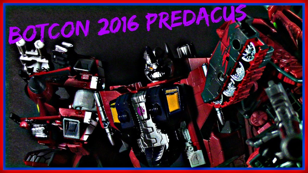Botcon 2016 || Combiner Wars: Dawn Of The Predacus - Boxset Overview and Predacus