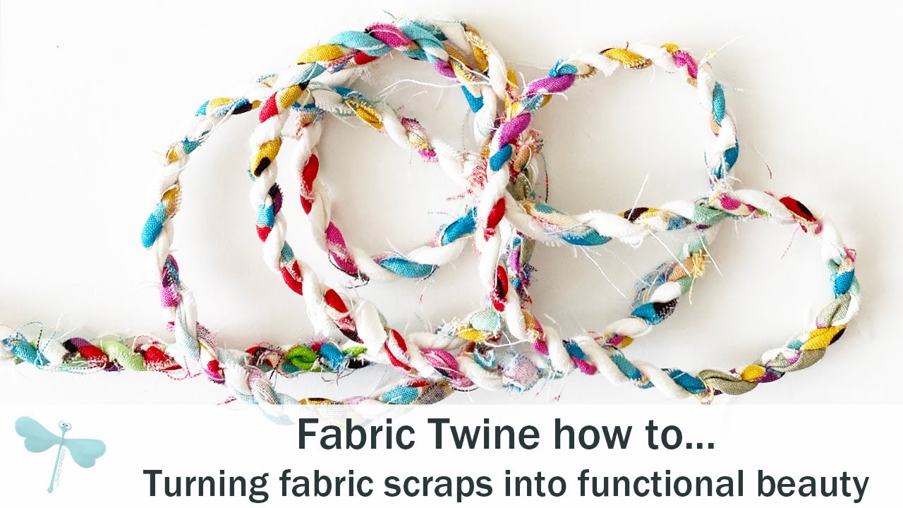 How to Create a Fabric Twine | Waste NOT fabric scraps and/or old linens