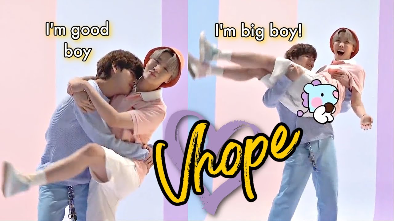 VHOPE : Tae Gaining Muscles To Impress Hobi