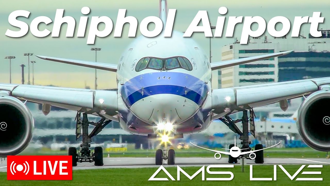 LIVE: Departures & Arrivals at Amsterdam Schiphol Airport | Oct 31, 2025