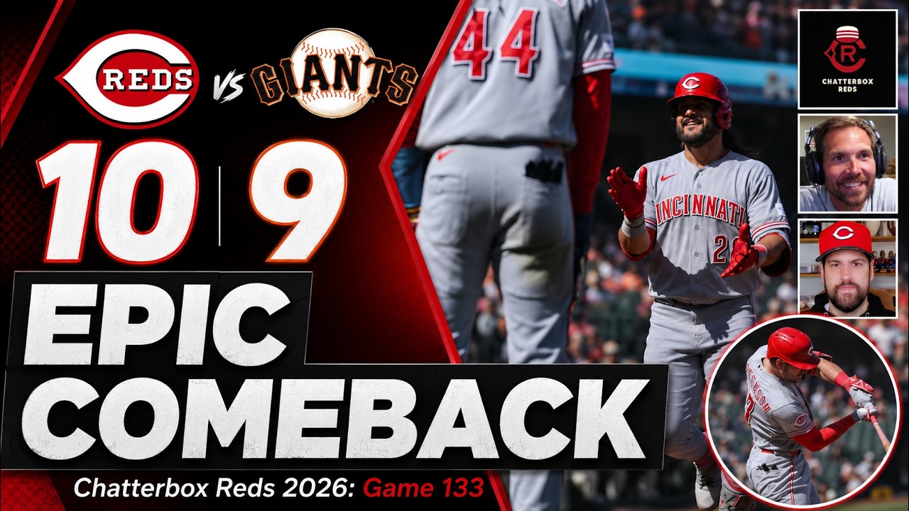 Cincinnati Reds заносят 7 ранов в 9-м иннинге и побеждают San Francisco Giants &mdash; прямой эфир, пос...
