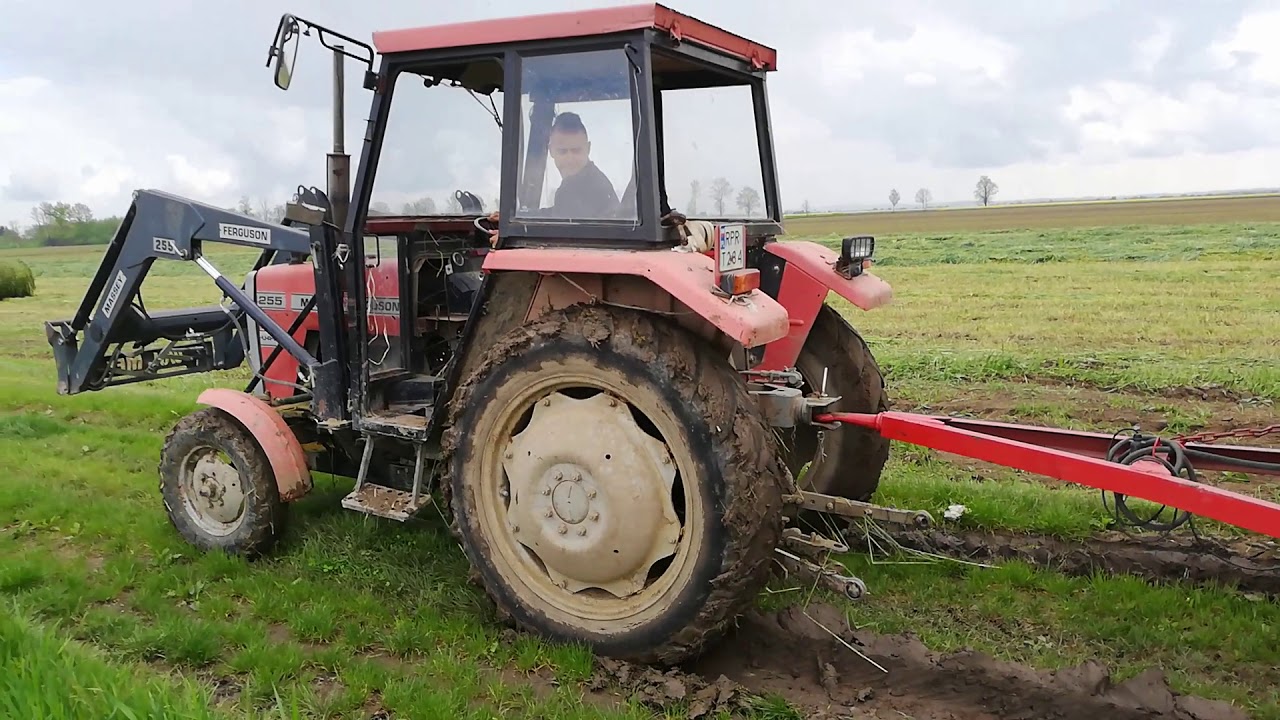 MF 255 vs. 12 balotów z żyta | Wtopa | Wiosna 2019
