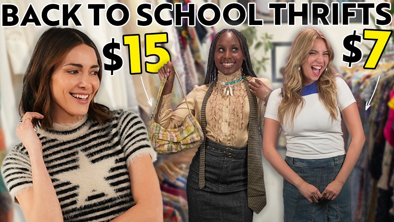 Снова в школу! Челлендж в благотворительном магазине!