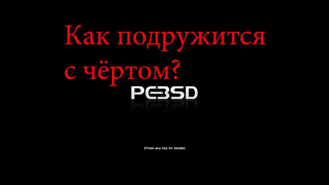 BCD - PCBSD полная установка и обзор.