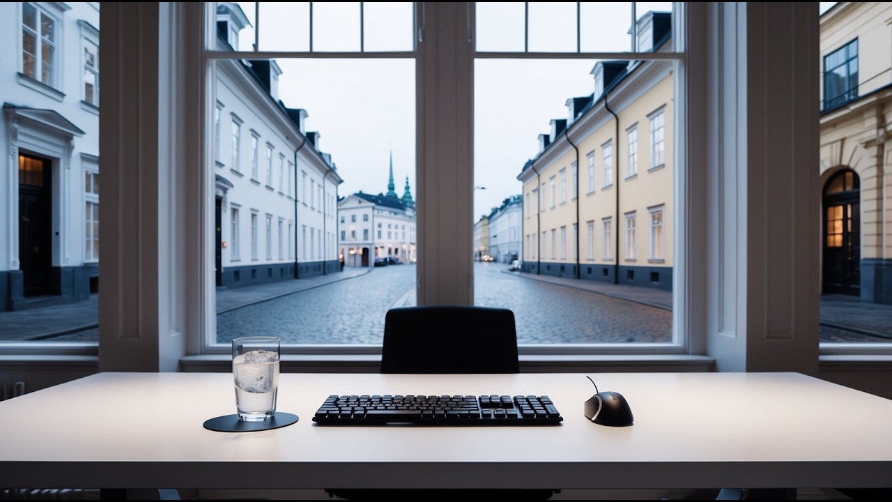 Stockholm Logic 🇸🇪 Minimalist Tech Sanctuary | 4K Deep Focus for Systems Architects