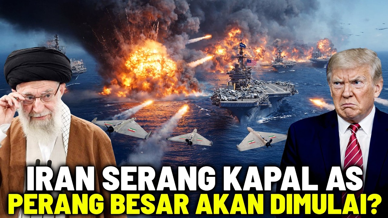 IRAN BALAS DENDAM, AS ‘Serang’ Perdagangan Minyak Iran! RUDAL & DRONE Iran Kunci Target AS-Israel