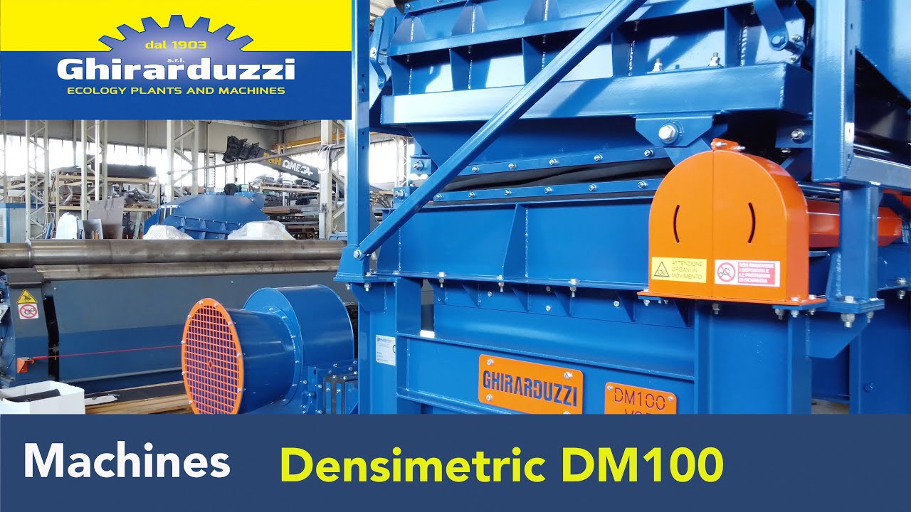 DM100 densimetric separator- GHIRARDUZZI SRL