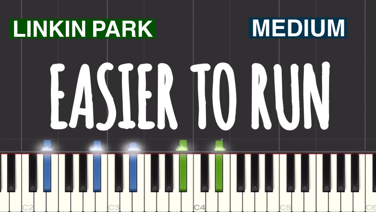 Linkin Park - Easier To Run Piano Tutorial | Medium