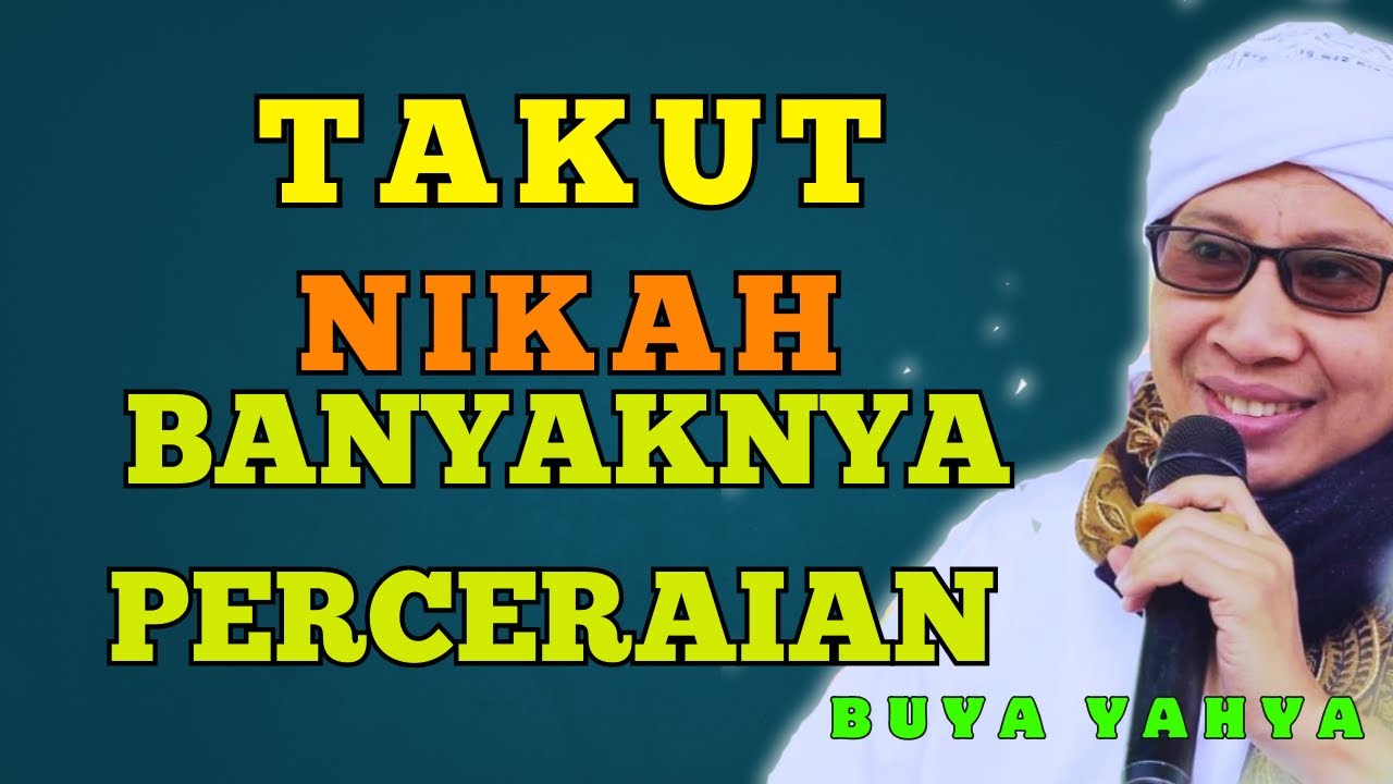 TAKUT MENIKAH KARNA BANYAKNYA KASUS PERCERAIYAN