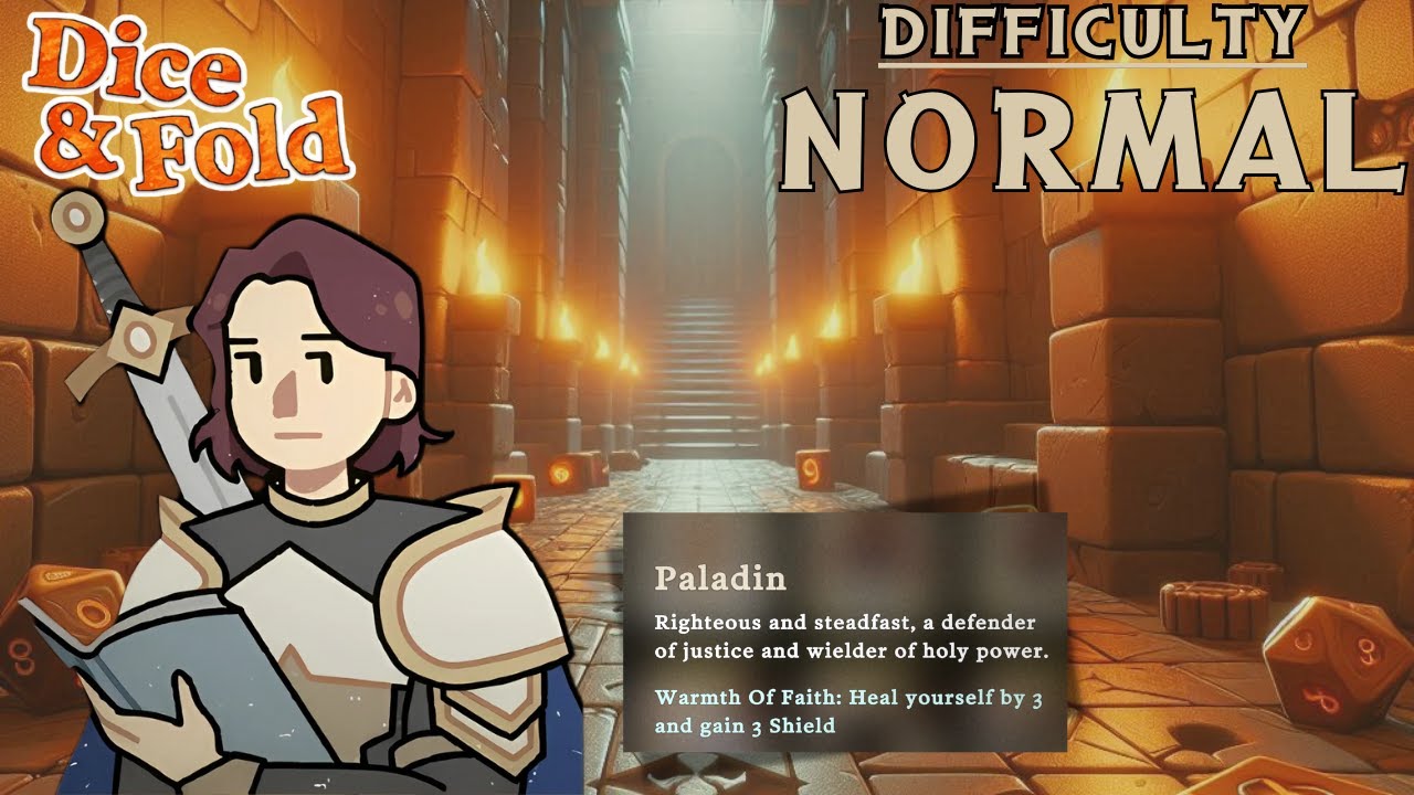 Dice & Fold Gameplay | Paladin Run (Normal)