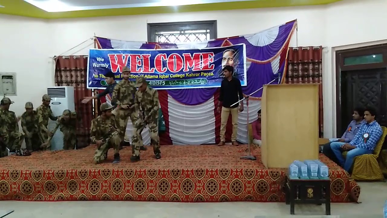 Yaar yaron se hon Na juda Tribute to pak army performed at college function