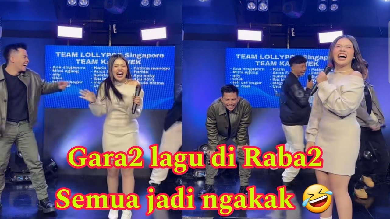 Ngakak Parah Wulan lida saat nyanyi Di raba dulu Zainul , Rahm , bikin ngakak malah mendesah haha,,