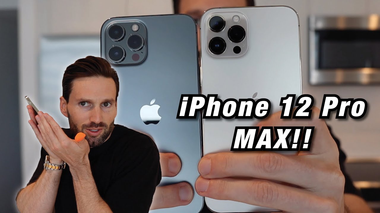 iPhone 12 Pro Max GOLD & GRAPHITE UNBOXING!! (Which is THE BEST iPhone Color?)