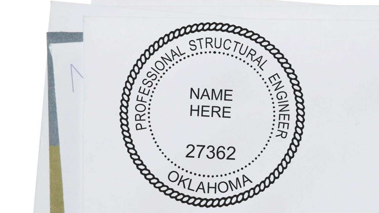 Oklahoma Structural Engineer Stamps and Seals | Engineer Seal Stamps (ESS)