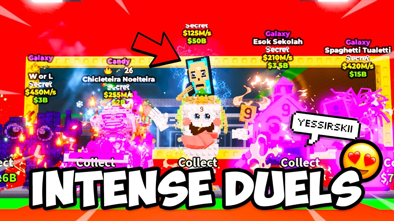 I DUELED FOR INSANE SECRET BRAINROTS IN STEAL A BRAINROT... *OG* (Roblox)