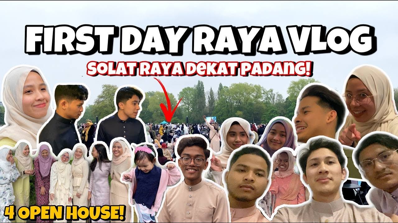 RAYA DI PERANTAUAN 2022!!! | 10 ribu orang solat raya di Manchester!! Raya Open House