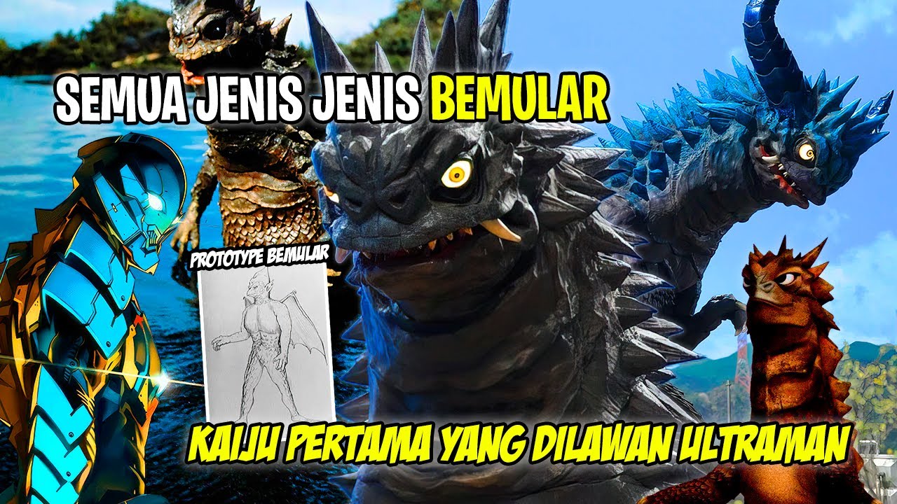 KAIJU PERTAMA MBAH !! ADA BENTUK PROTOTYPE & JADI ULTRAMAN ? - Bahas Semua Jenis Jenis Kaiju Bemular