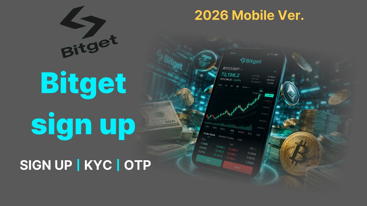 How to Setup BITGET in 3 MINS! ⚡ 50% Fee Discount + KYC & OTP (Secret Bonus Code: c1r5) 🎁