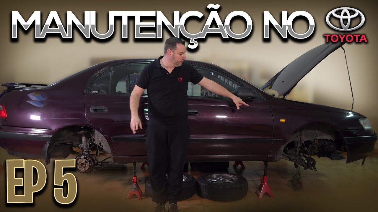 Vamos Tratar e Pintar os Tambores dos TRAVÕES - O TOYOTA EP05