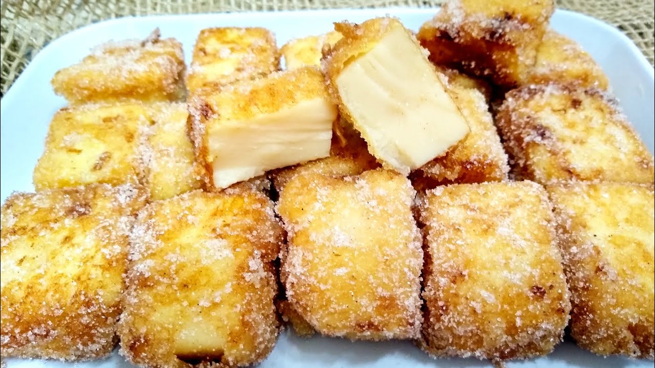 LEITE FRITO RECEITA SIMPLES E FÁCIL ( DOCE ESPANHOL )
