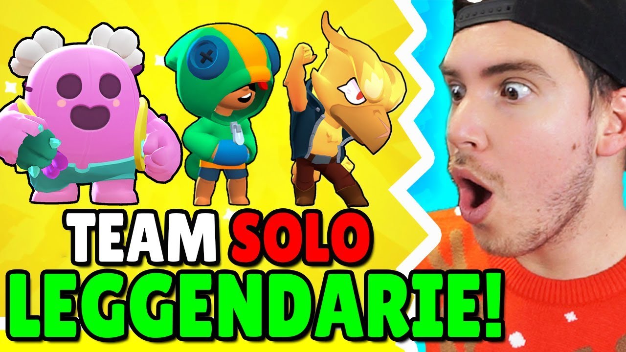 TEAM SOLO LEGGENDARIE!! 3 LEGGENDARIE INSIEME Che Succede? - BRAWL STARS ITA