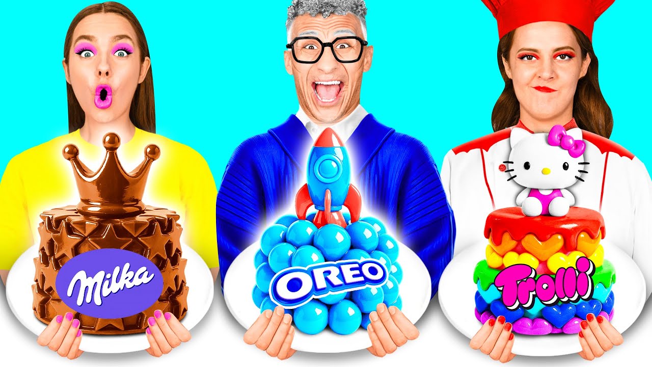 Кулинарный Челлендж: Я против Дедушки | Вкусные Кухонные Рецепты от RaPaPa Challenge