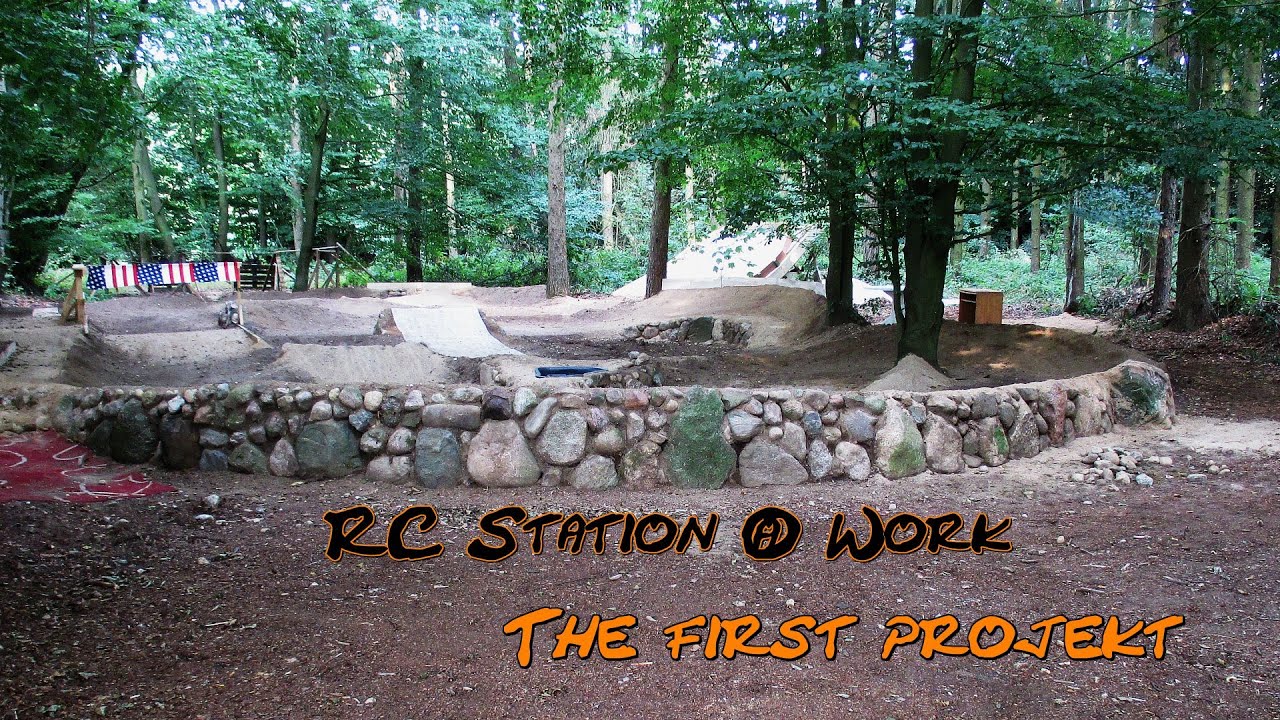 Erster RC Streckenbau
