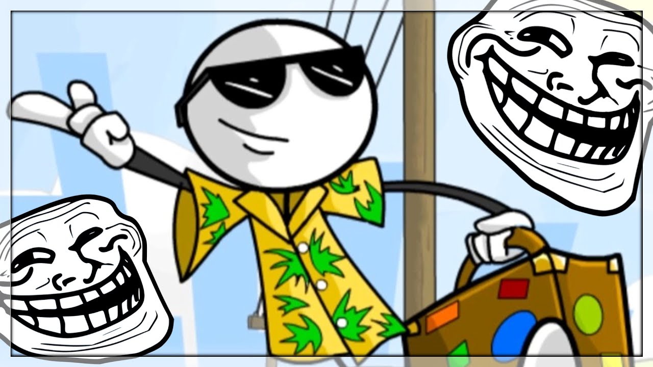 UCIECZKA PRZED TROLLEM NA WAKACJACH! Śmieszne Darmowe Gry Online | #1