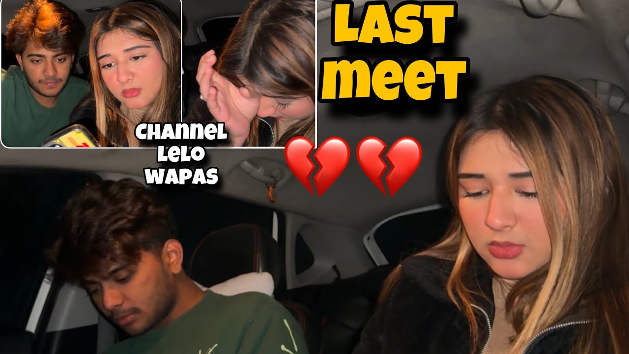 The End 💔 Met Boyfriend For The Last Time No More Vlogs Together 😭