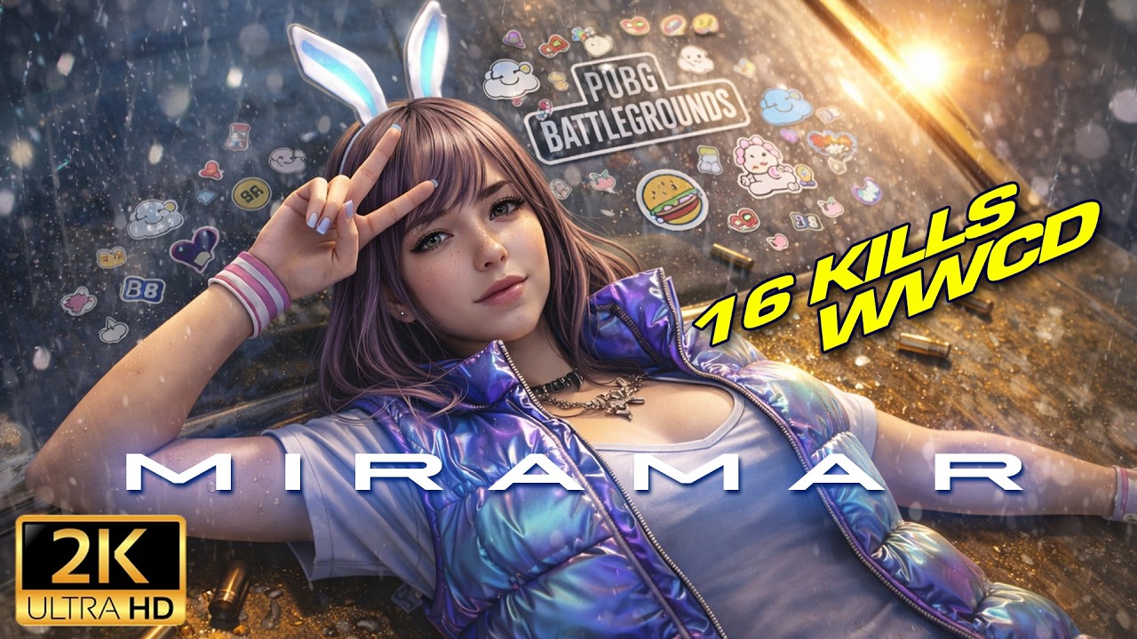 PUBG 2K - MIRAMAR ULTRA GRAPHIC - INTEL I7 GEN 10 - RTX 4060TI - 32GB (No Commentary)