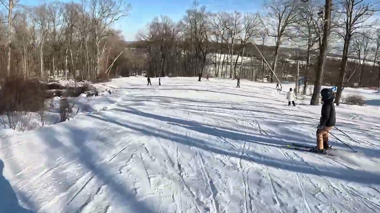 Shredwood Forest to The Chute (More Difficult Terrain Park) - Powder Ridge CT