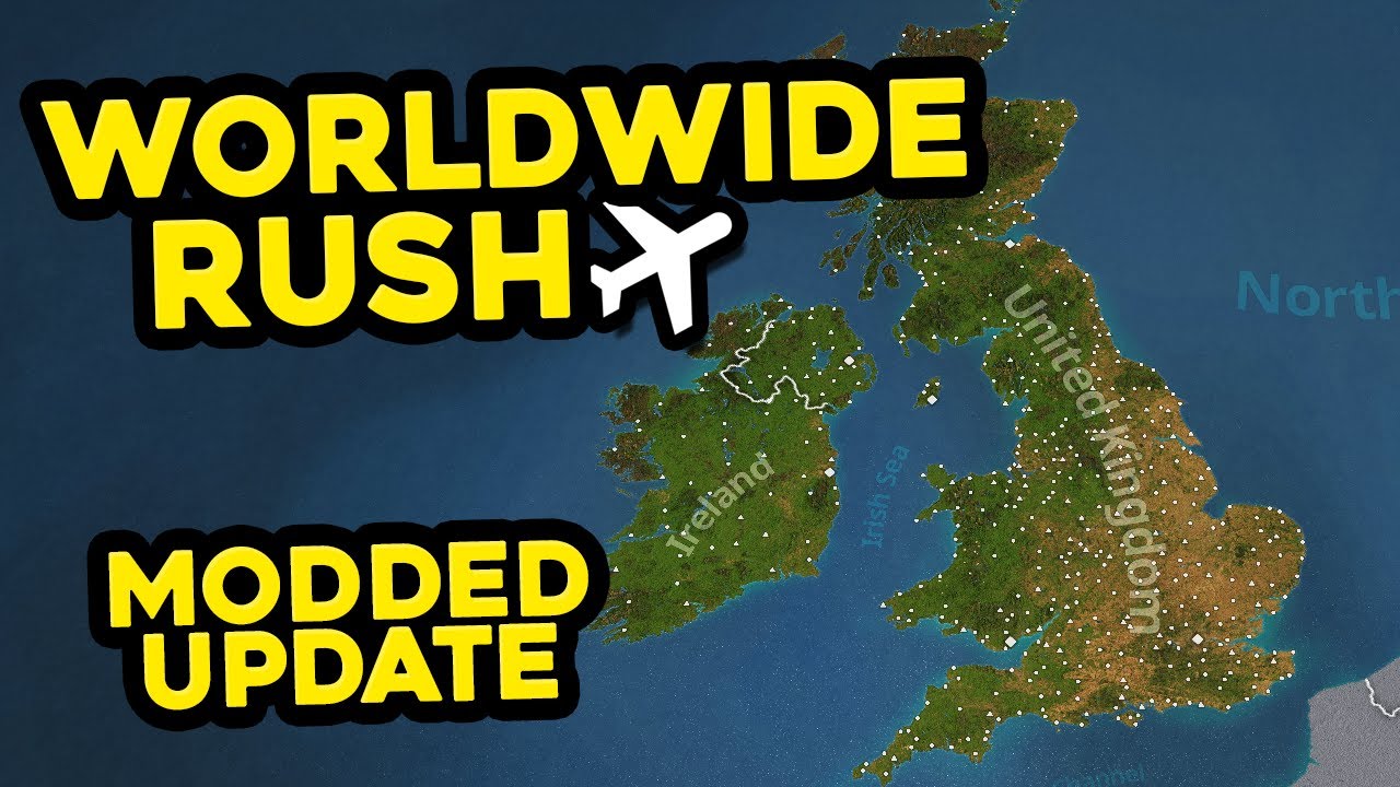 MODDED UPDATE in Worldwide Rush UK MAP
