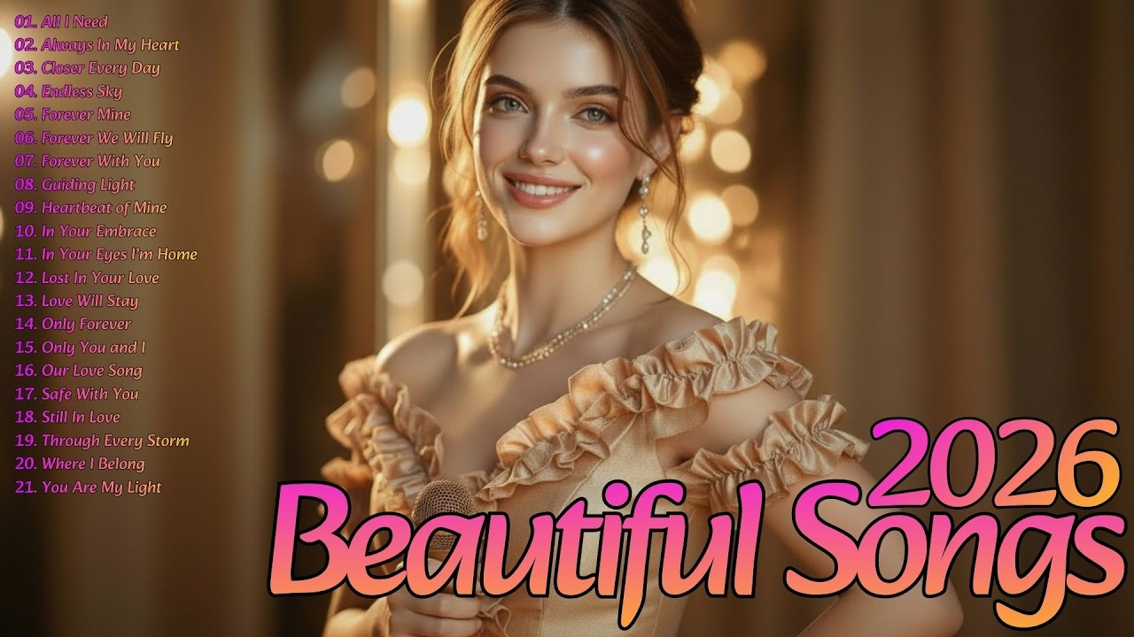 Romantic Playlist 2026 🎶 Beautiful & Calm Songs – Easy Listening Music