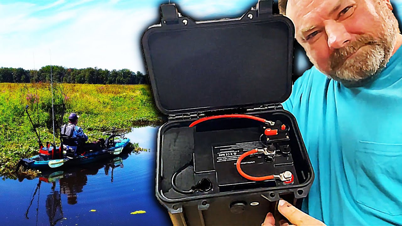 DIY battery box for kayak.