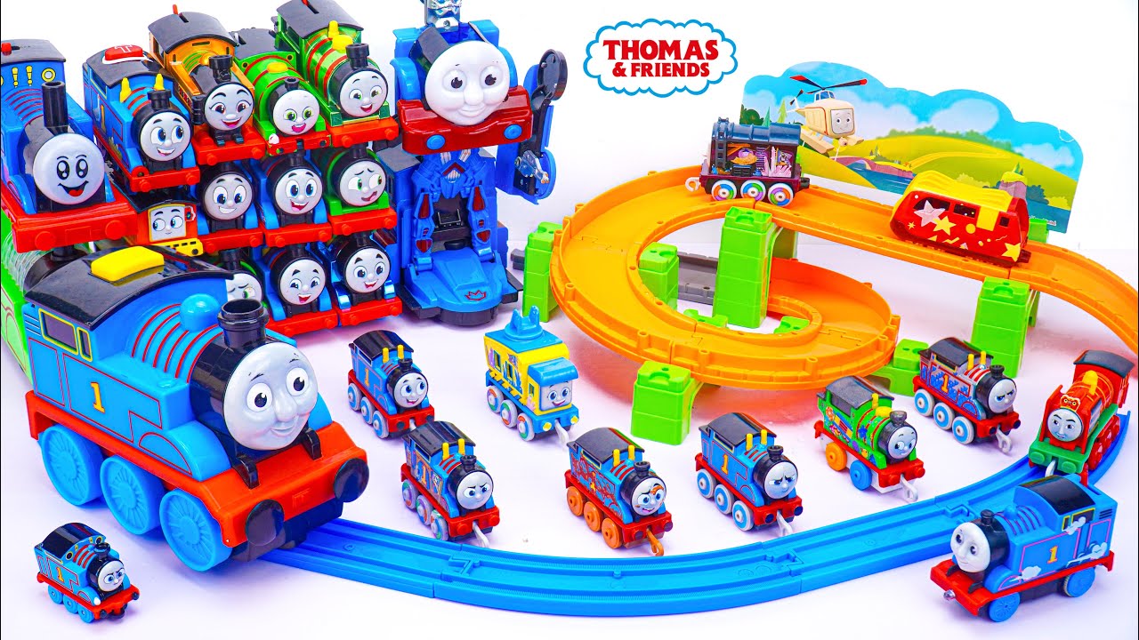 🚂💙 Thomas & Friends Track Toys Collection ASMR | Rainbow Trains and Roundhouse Playset🚂🌈Full Episode