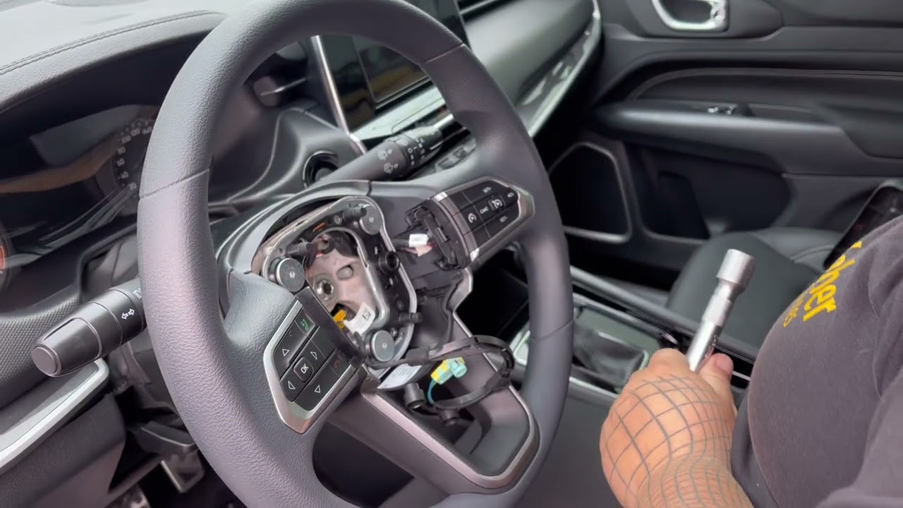 Como remover volante Jeep Compas com Airbag de forma segura e prática 