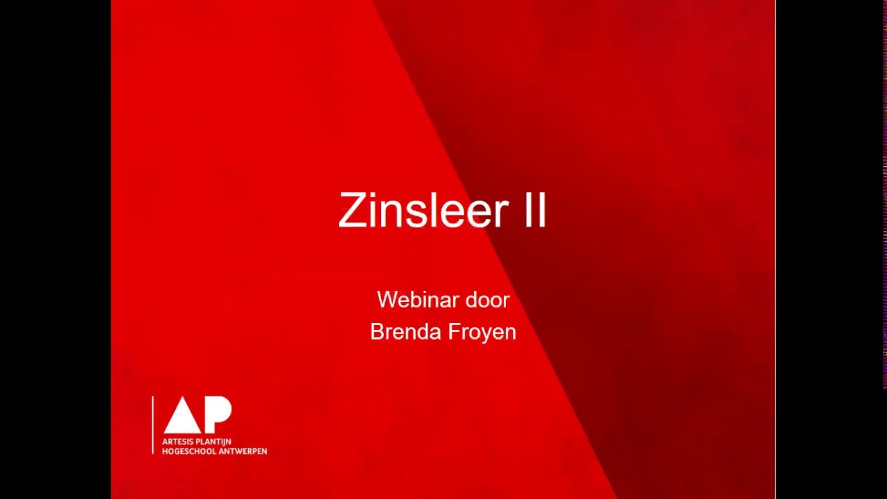 Zinsleer deel 2