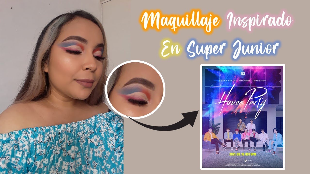 💄💋Maquillaje Inspirado en Super Junior Colaboración con Kris Makeup💯 #makeuptutorial
