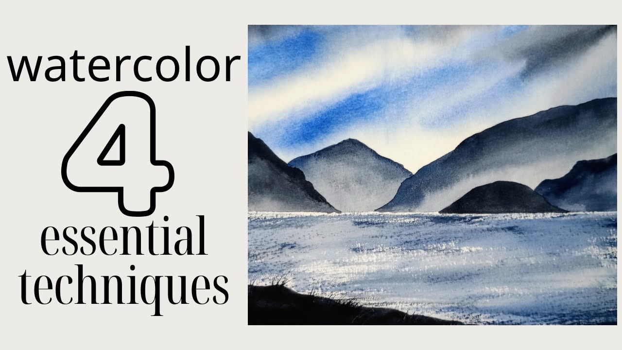 Watercolour for Beginners: 4 Essential Techniques to Get Started