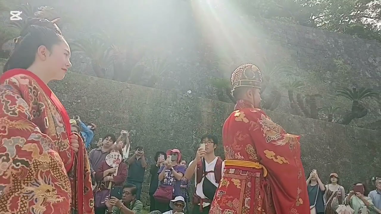 (３４５)首里城復興祭ー古式行列・瑞泉門前ー