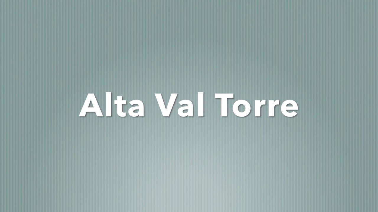 L' Alta Val Torre vista dall'alto.