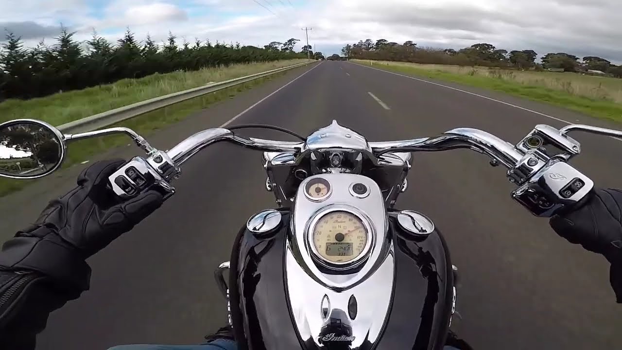 Indian Springfield Vance and Hines Exhaust Test