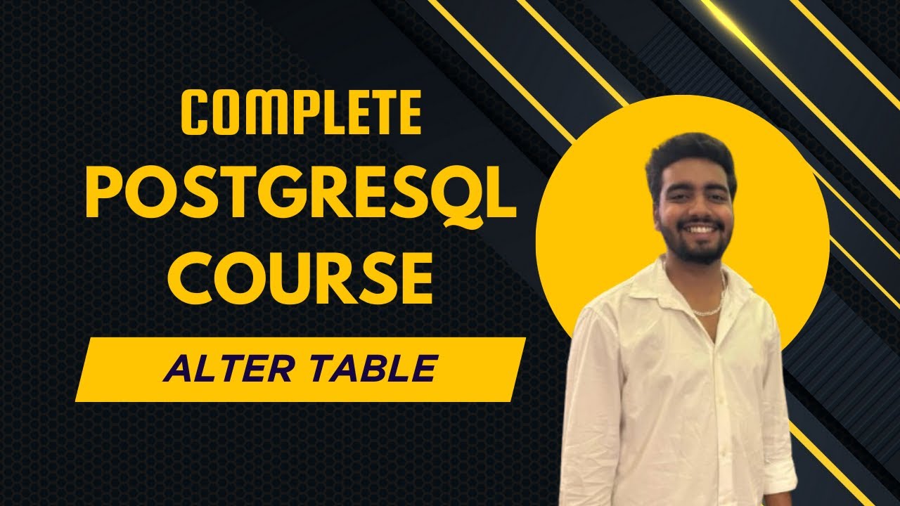 ALTER TABLE | Полный курс по PostgreSQL: от новичка до профессионала