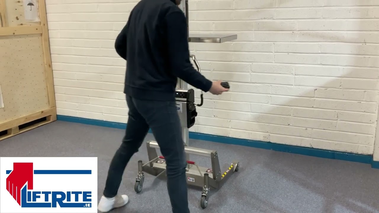 Lift & Drive Mobile Lift Trolley - Stainless Steel & Anodised Aluminium Finish | Lift Rite Ltd.