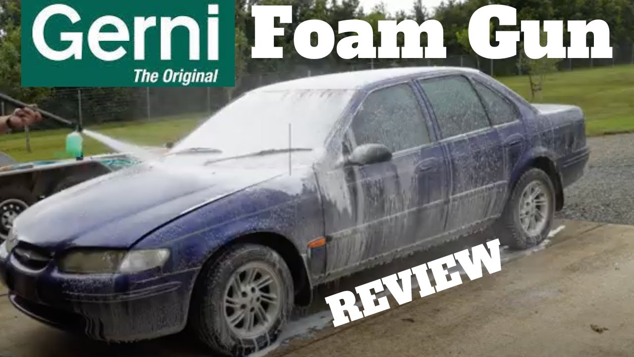 Gerni Foam Gun Review - Gerni 5000 Car Detailing Foam Gun - Bunnings - Car Detailing Pressure Washer