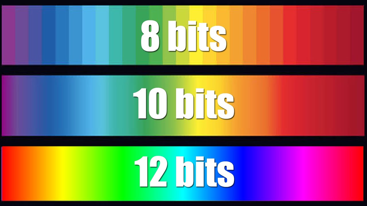 💥 BIT DEPTH o PROFUNDIDAD DE COLOR  💥 ¿Que son 8 bits / 10 bits / 12 bits? | 8bits vs 10 bits