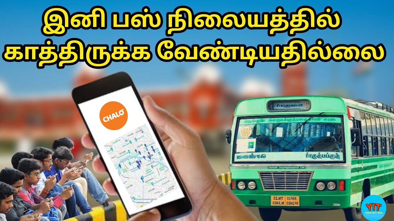 MTC Bus Timing Live Tracking App | CHALO App in Tamil | Government Bus Timing App in Tamil-Chalo app