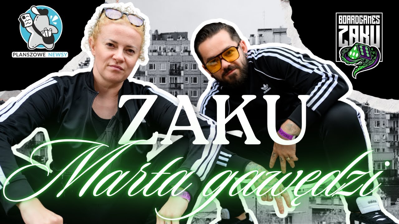 Marta gawędzi z Zakiem z kanału Zaku BoardGames wprost z jego jaskini