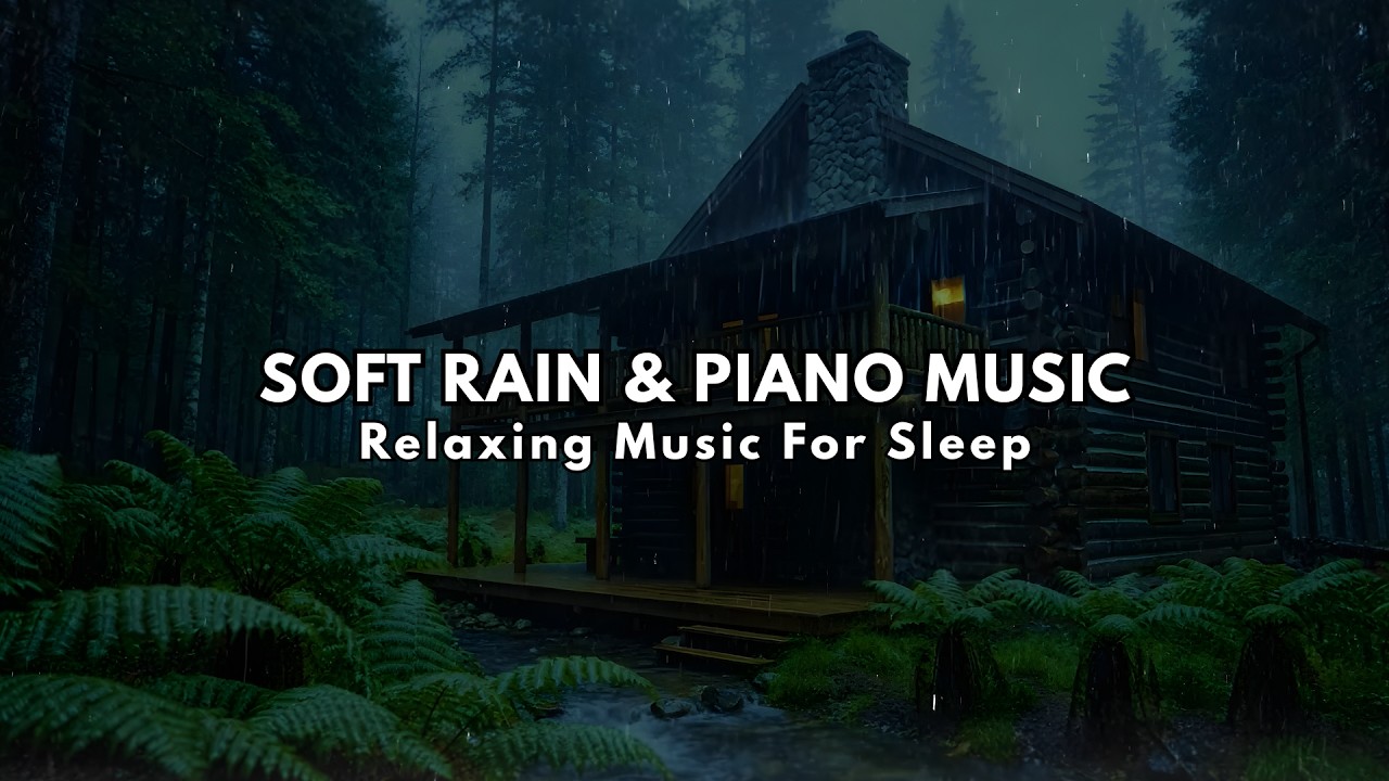 Peaceful Piano Music with Rain Sounds – Relaxing Sleep Music for Insomnia